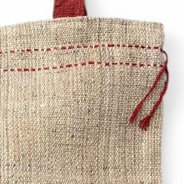 Bhutan, Colours of Bhutan, Nettle Tote (Madder on Natural) - Image 4