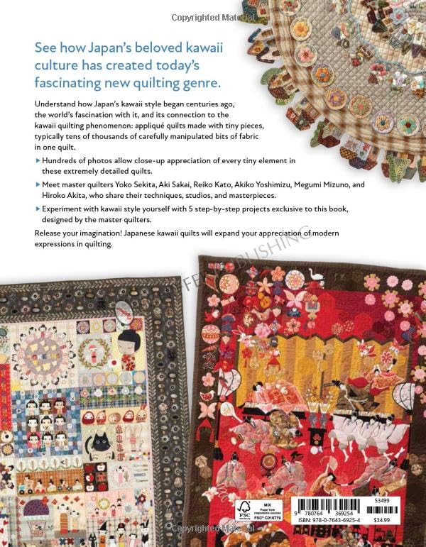 Kawaii Appliqué Quilts from Japan: How One Country’s Love of All Things Tiny Powers Today's Most Intricate Quilts, Naomi Ichikawa and Teresa Duryea Wong - Image 2