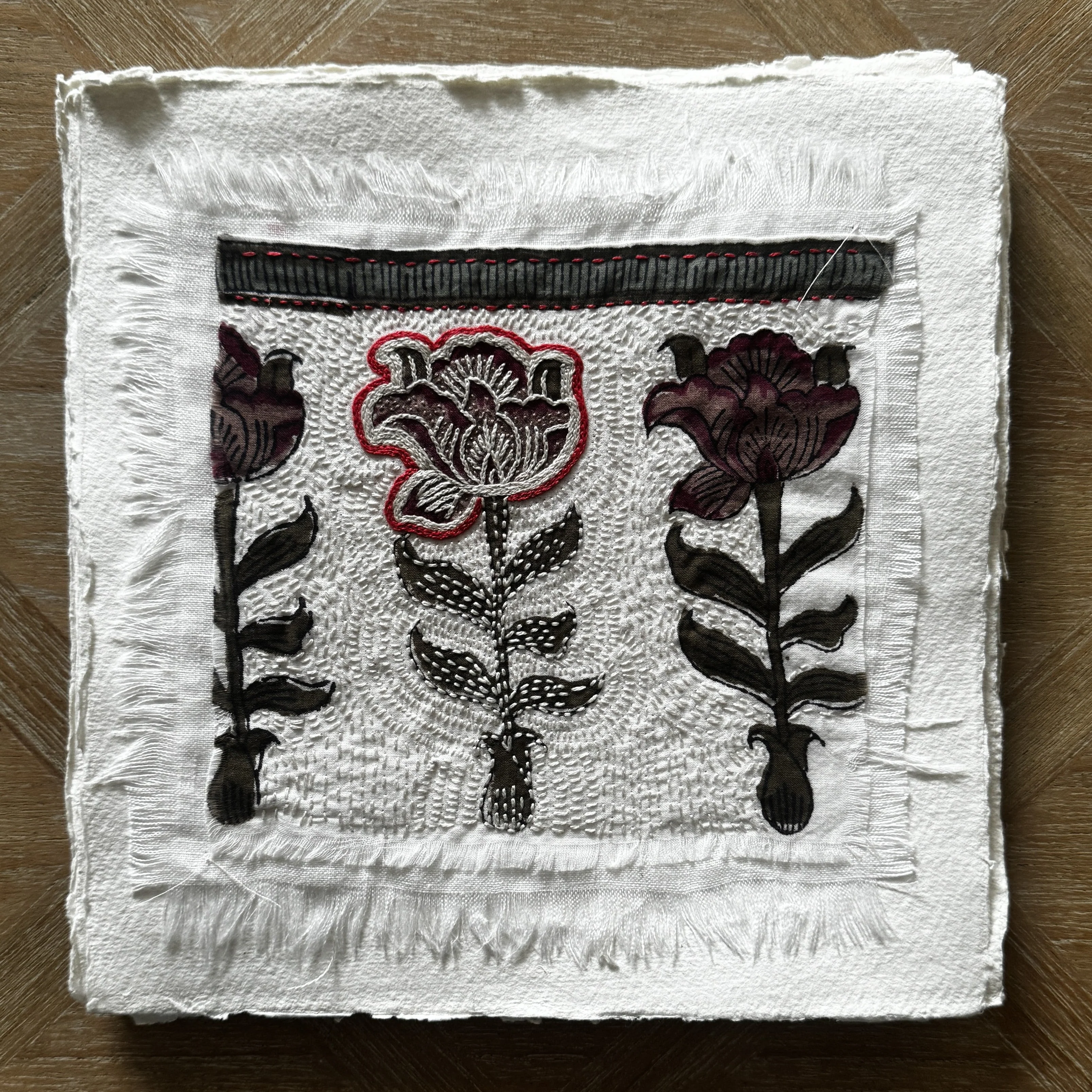Thursday 24 September, 10:30-4 p.m.: Workshop, The Art of Stitching on Block Print with Kate Rickard - Image 7