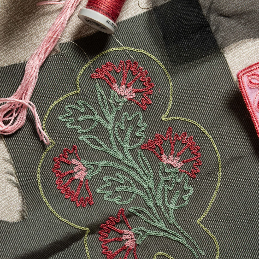 Tuesday 30 September, 10.30-5 p.m.: Studio Tour and Workshop: Celestial Moon Goldwork Embroidery with Hand & Lock - Image 6