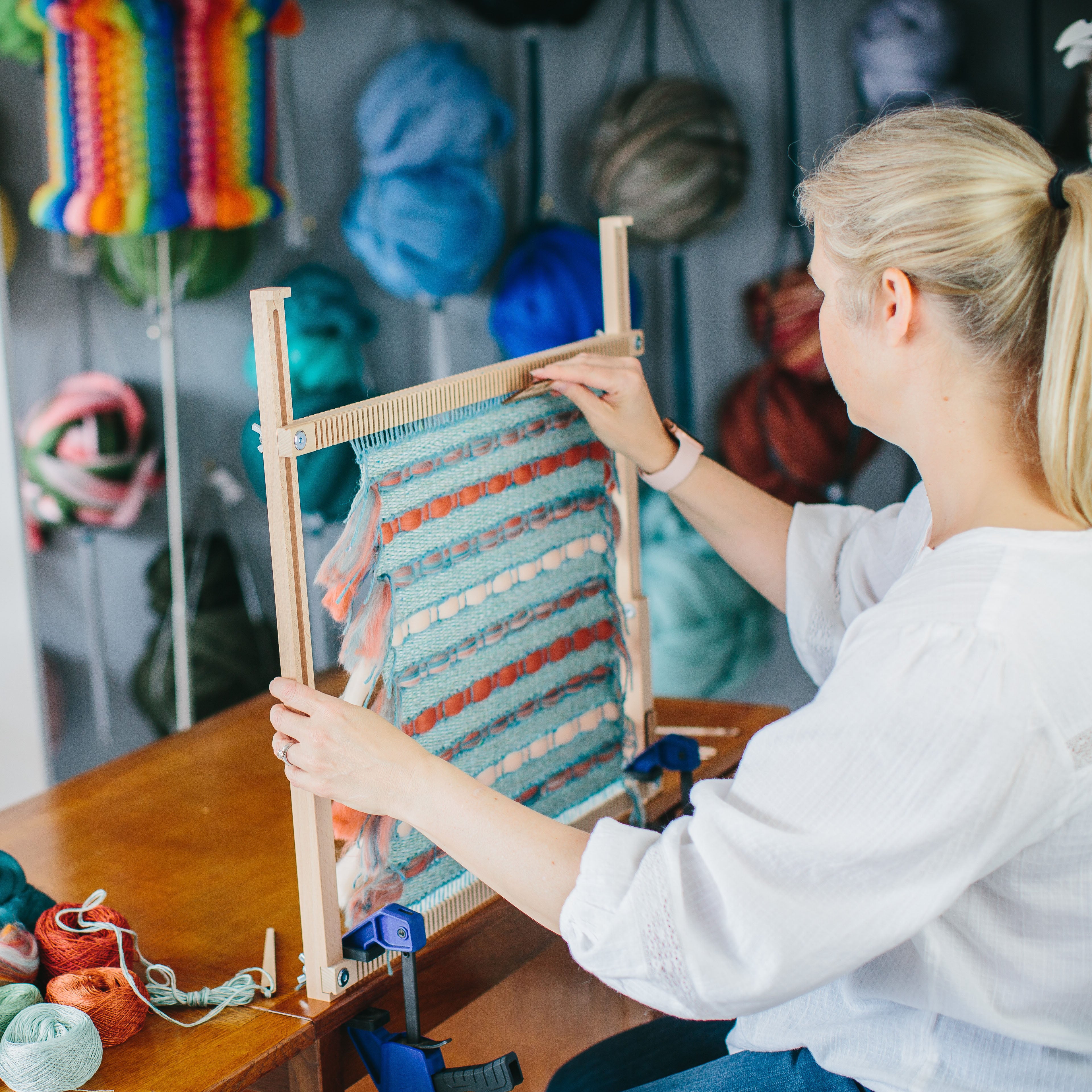 Thursday 24 September, 10:30-4 p.m.: Workshop, Weaving Texture on a Frame Loom with Cassandra Sabo - Image 9