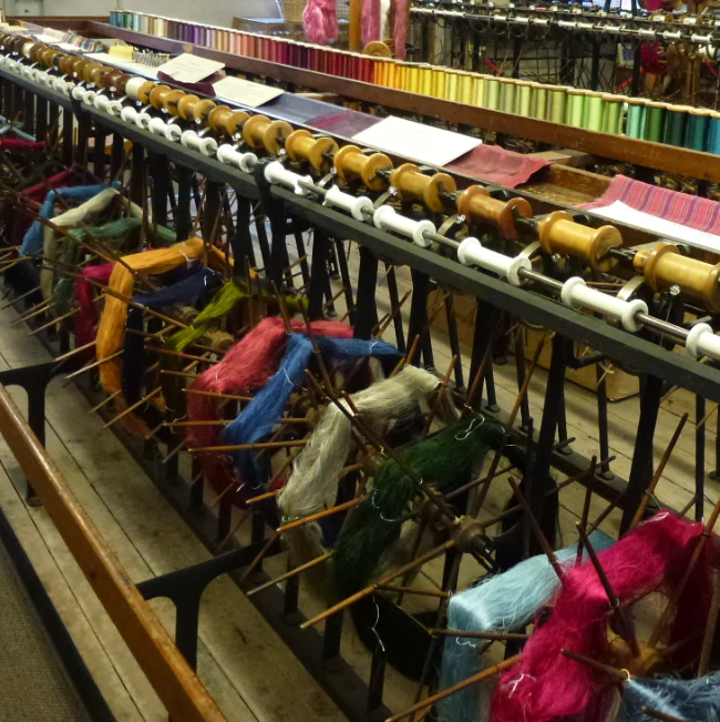 Silk: silk road, silk fibre, silk weaving with Angela Sheng, Mary Schoeser, Neil Thomas from Gainsborough Silk Mill, Rezia Wahid and Sue Tapliss of Whitchurch Silk Mill - Image 17