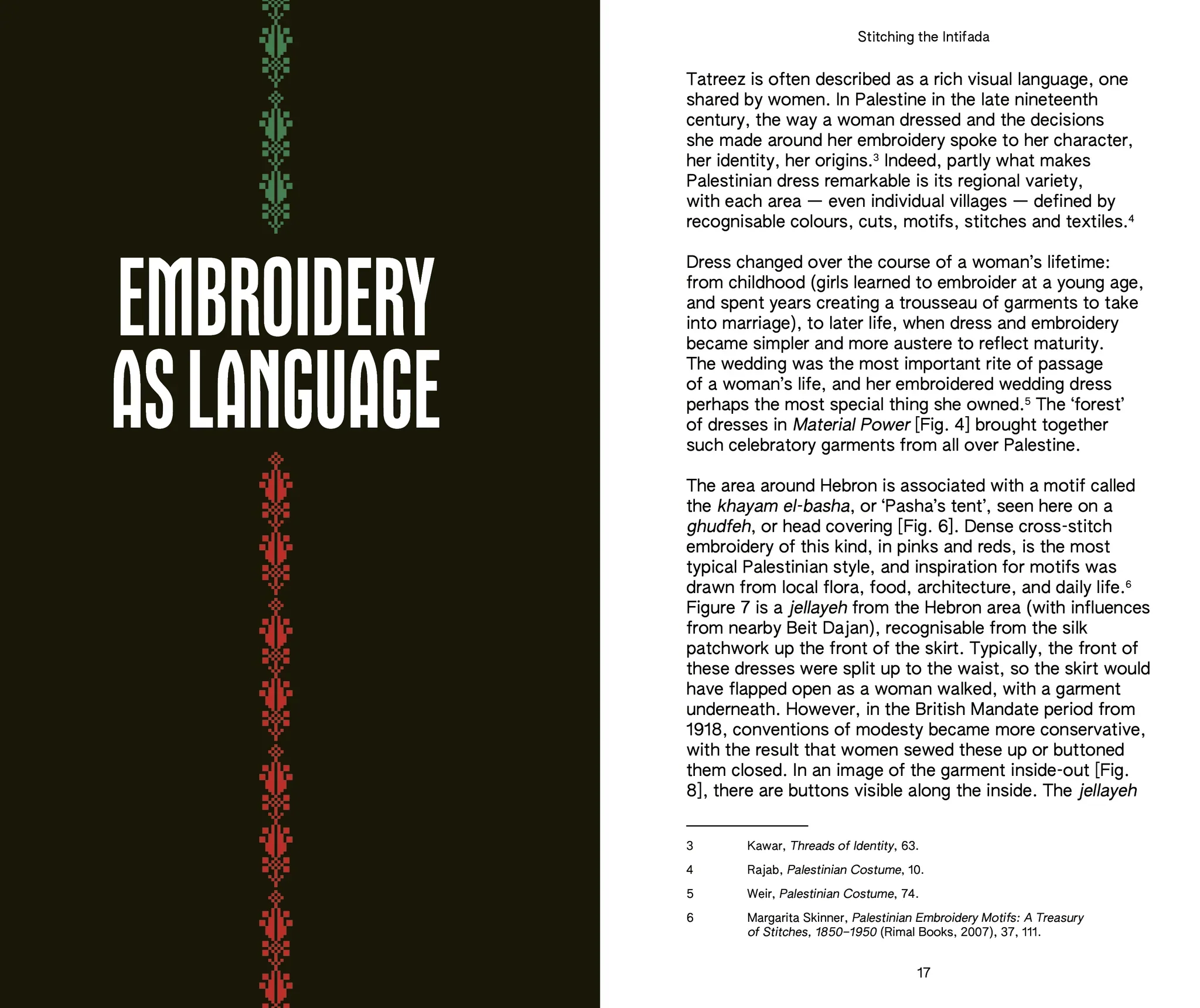 Stitching the Intifada: Embroidery and Resistance in Palestine, Rachel Dedman - Image 4