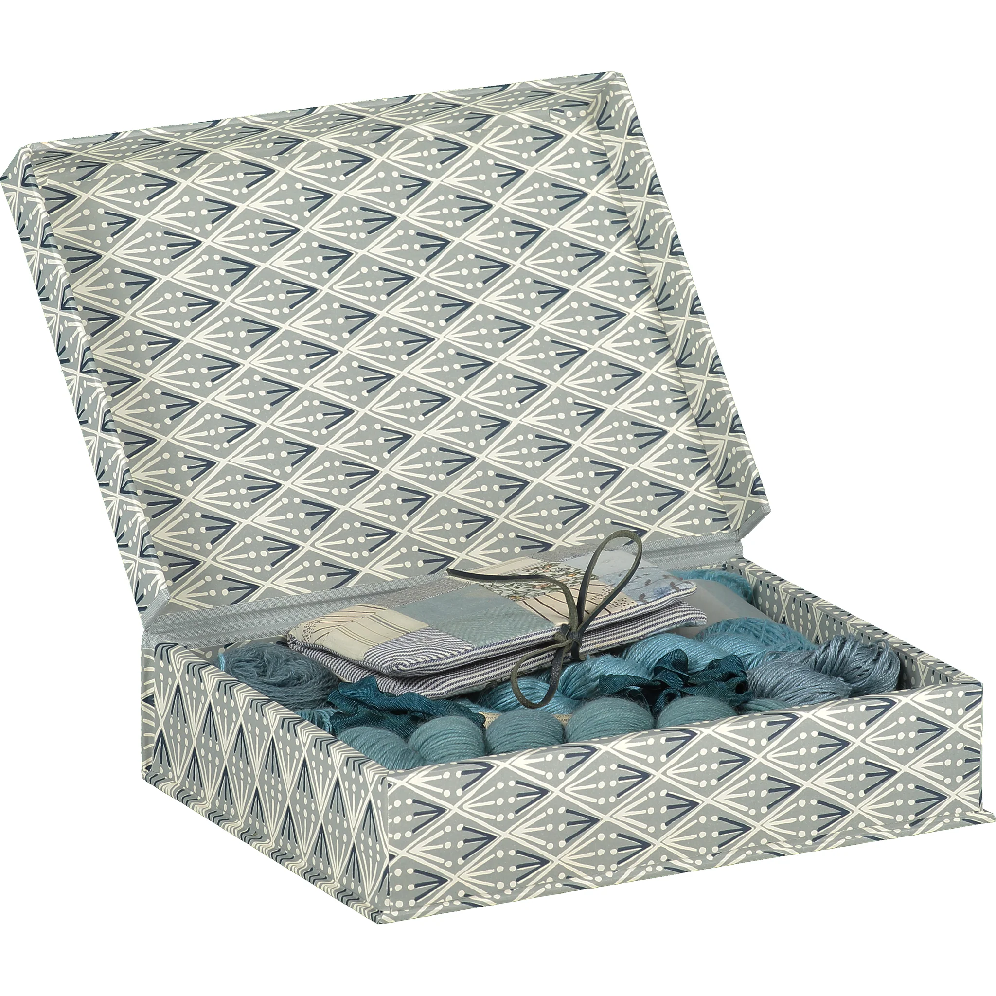 Selvedge and Cambridge Imprint, Haberdashery Box (Assortment of Colours Available) - Image 7